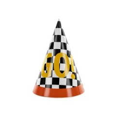 Cappellini di carta "GO!", 16 cm, multicolore