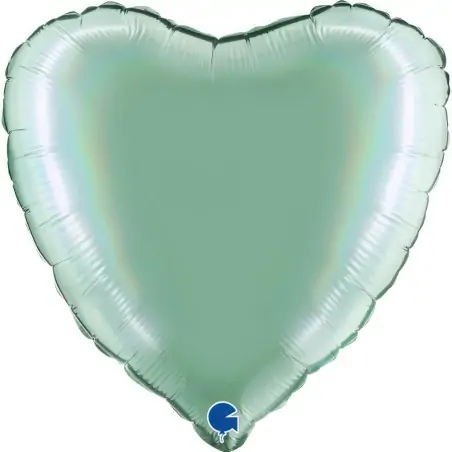 Фолиев Балон Сърце - Platinum Tiffany