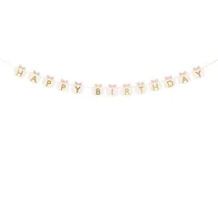 Banner "Happy Birthday" - Gattini