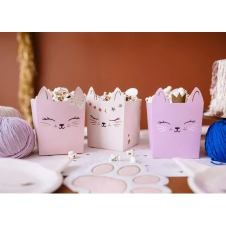 Contenitori per popcorn con design di gatto