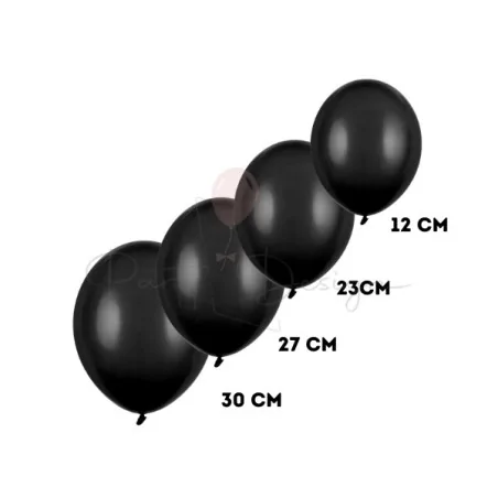Латексов Балон Пастел, Черен