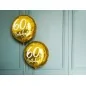 Palloncino in foil con scritta "60° compleanno", dorato