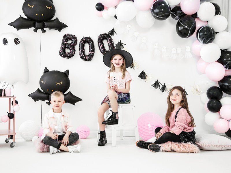 Фолиев Балон Черен Прилеп - Party Design