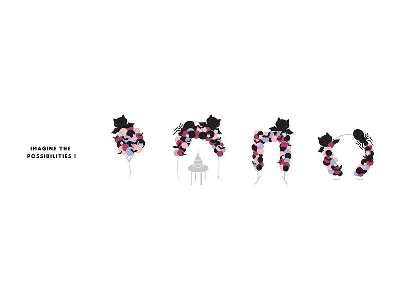 Гирлянд от Балони за Хелоуин - Party Design