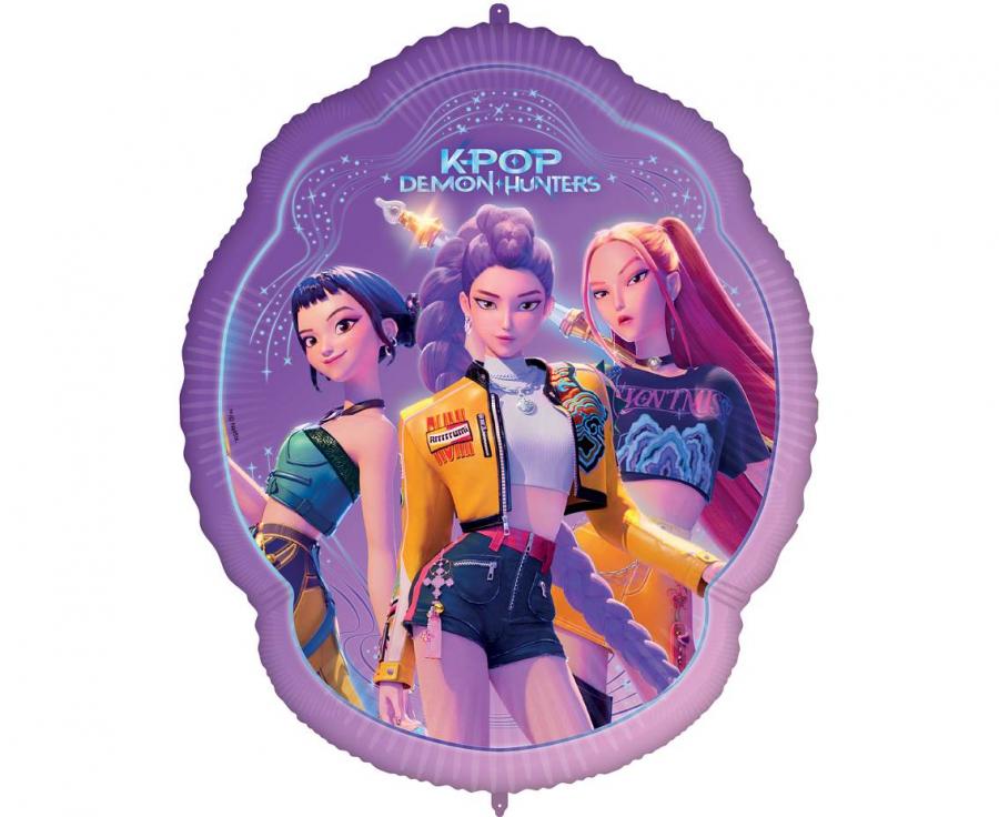 Фолиев балон K-POP Demon Hunters, 100 × 73 см