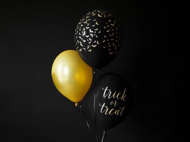 Латексови Балони, Черни с Прилепи - Party Design