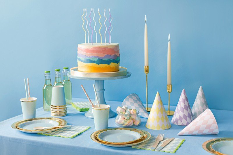 Спираловидни Свещички за Рожден Ден - Party Design