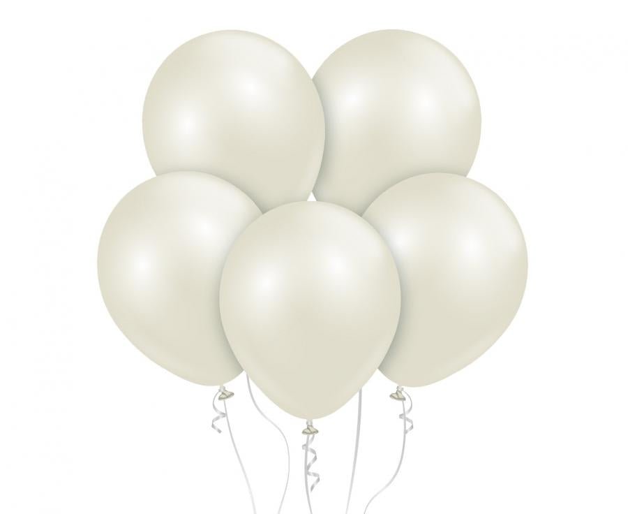 Латексови балони Kalisan Aura Ivory White - PartyDesign