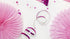 Ленти за Декорация, Pink, 3.8м. - (1 пакет / 18 бр.) - Party Design