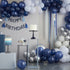 Сребърна Декорация за Балони "Happy Birthday" - Party Design