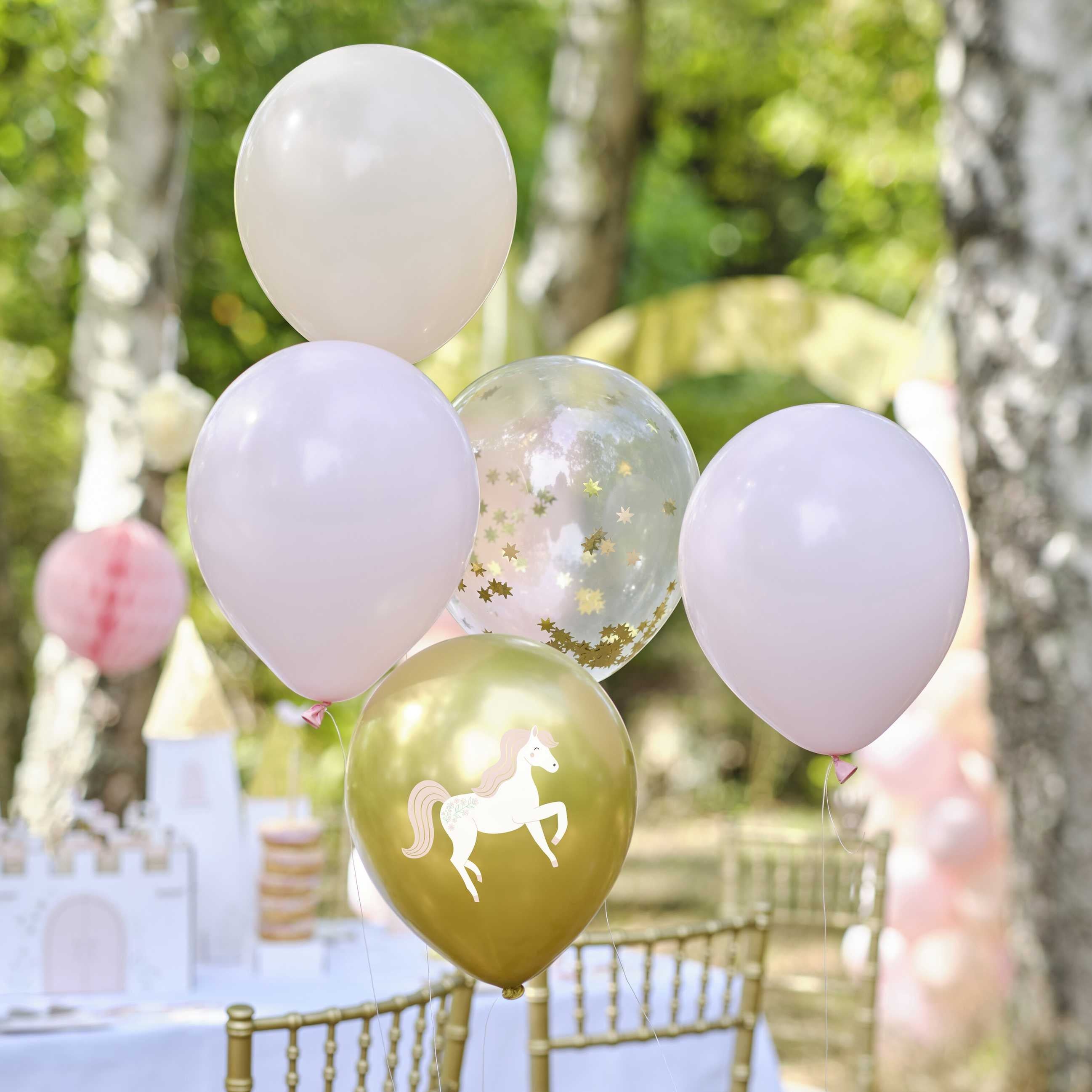 Букет от Балони - Принцеса (1 Пакет/5 Бр.) - Party Design