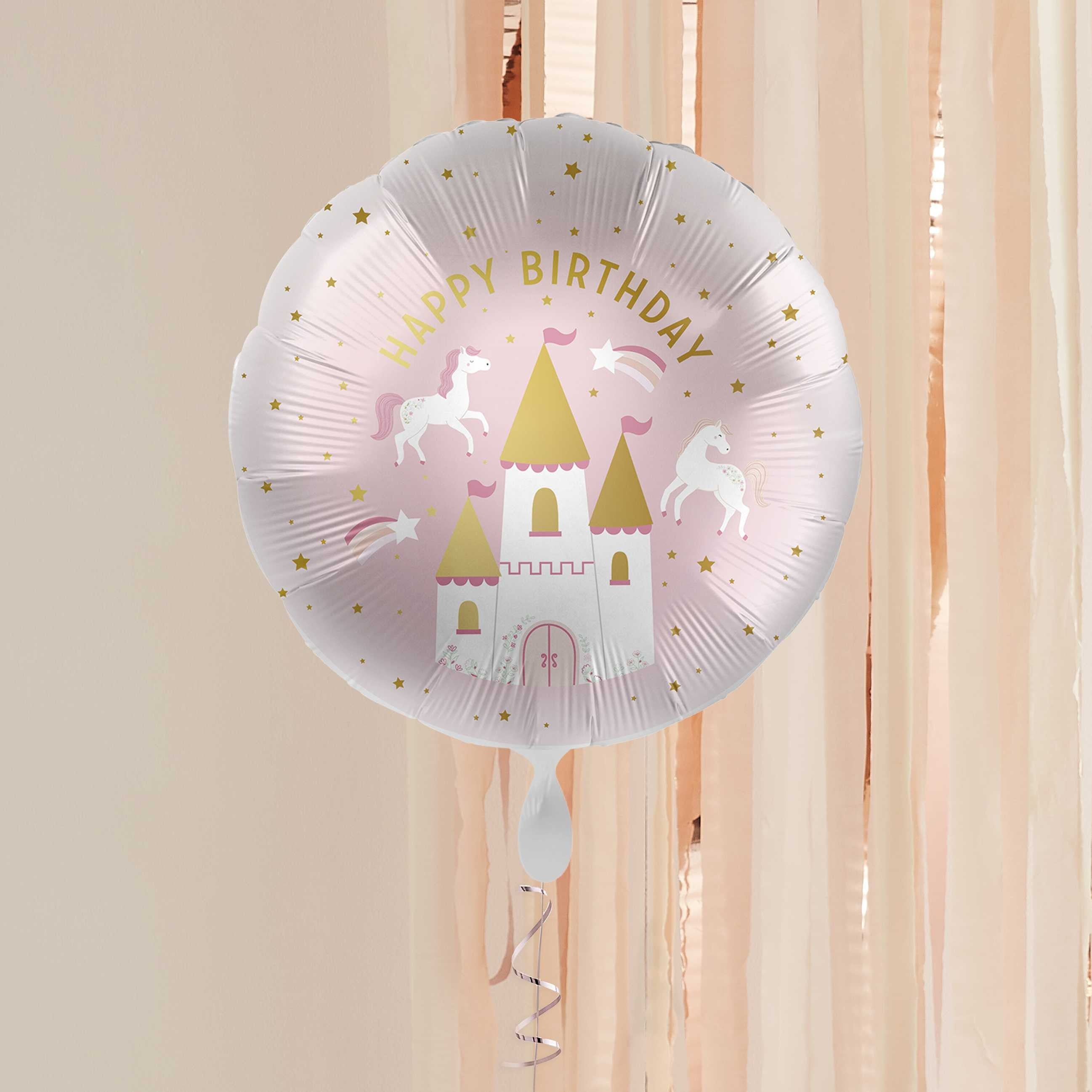 Фолиев Балон "Happy Birthday" за Принцеси - Party Design