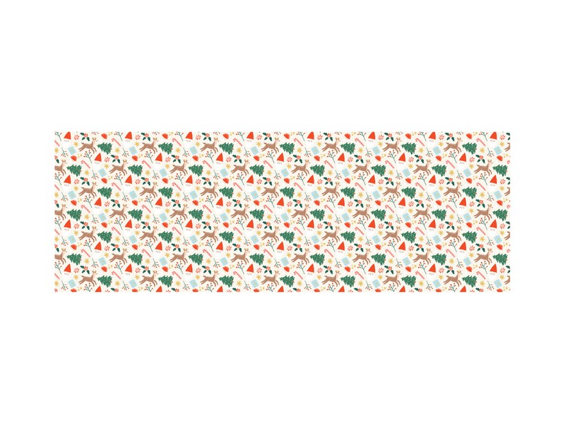 Опаковъчна Хартия - "Весела Коледа", 70x200 см