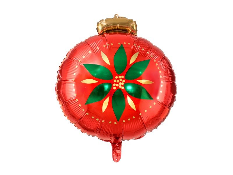 Фолиев Балон "Коледна Топка", 45x45 см - Party Design