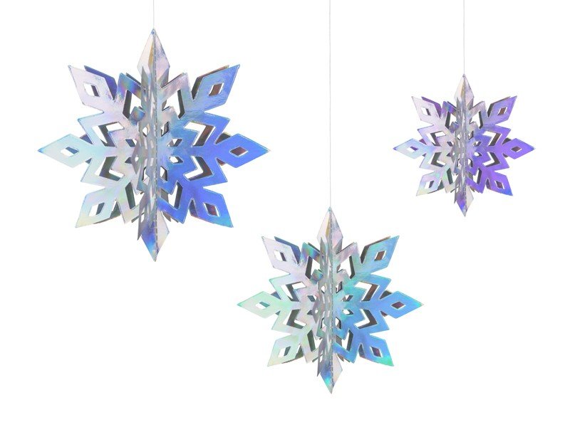 Висящи Декорации "Снежинки", 15 - 25 см - Party Design