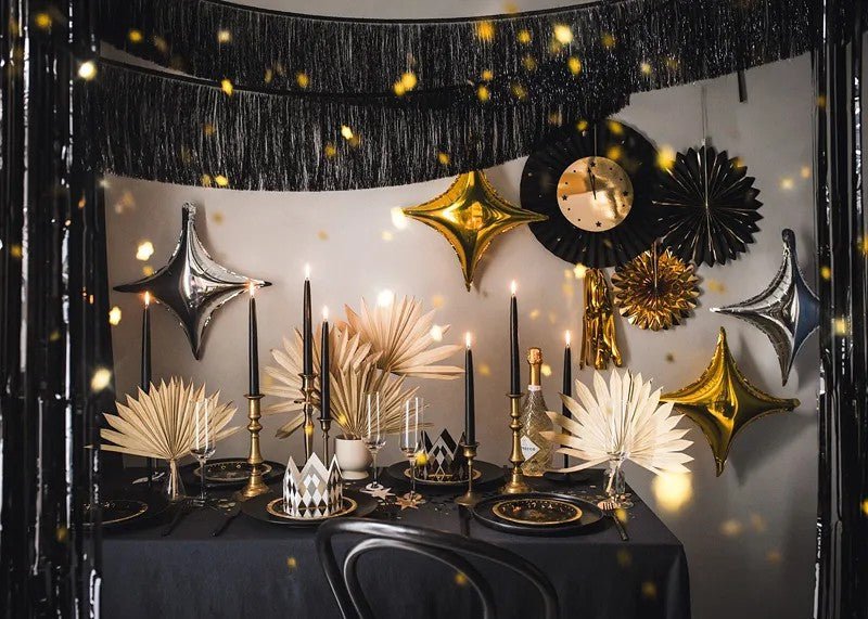 Декоративни Ветрила "Новогодишен Часовник" (1Пакет/3 Бр.) - Party Design