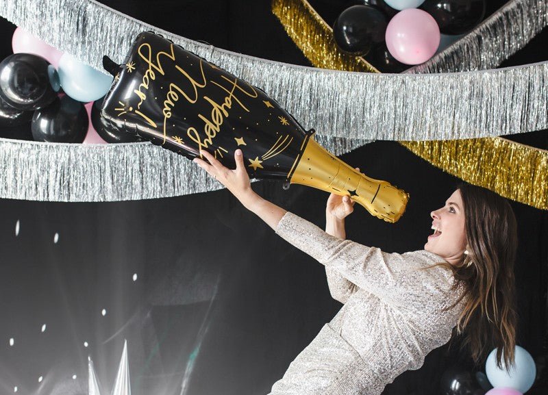Фолиев Балон "Шампанско Happy New Year" - Party Design
