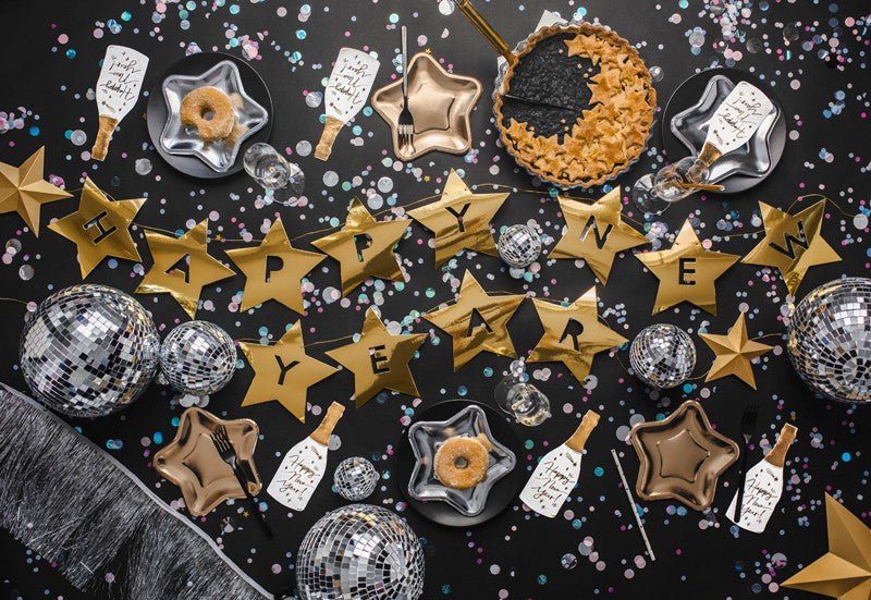 Парти Салфетки Бутилка Шампанско "Happy New Year" - Party Design