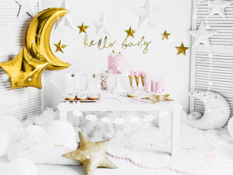 Фолиев Балон "Луна", 60 см, в Златно - Party Design