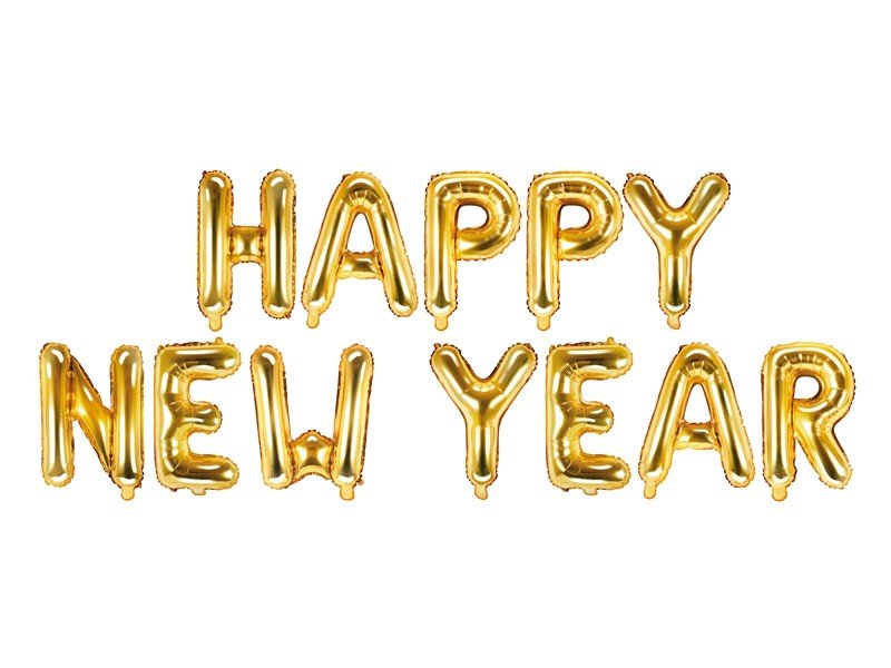 Надпис от Фолиеви Балони "Happy New Year" - Party Design