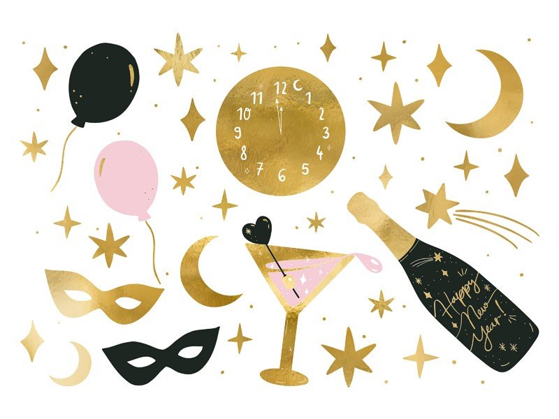 Временни Татуировки за Нова Година - Party Design