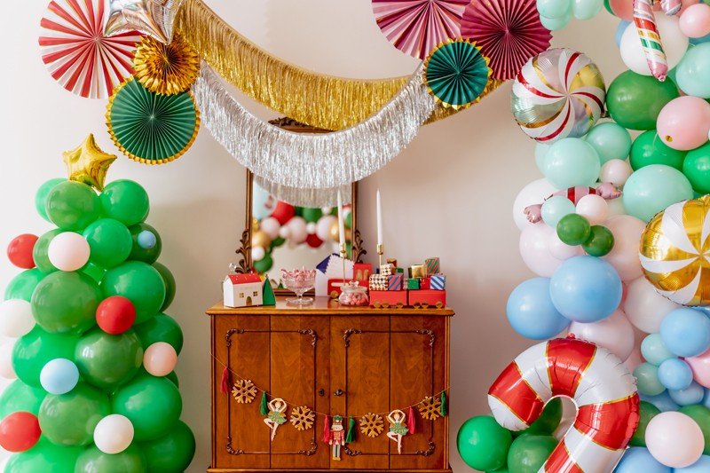 Гирлянд с Ресни, Сребрист - Party Design