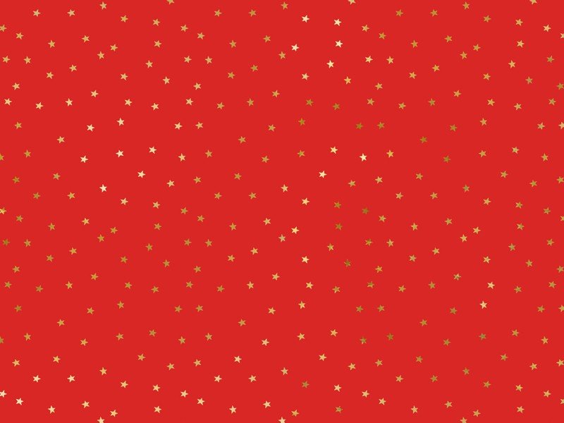 Коледна Опаковъчна Хартия Звезди - Party Design