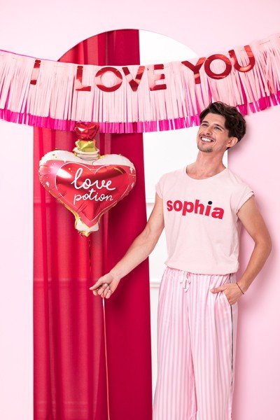 Гирлянд с Наддпис "I Love You", 150x30см - Party Design
