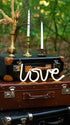 Неонов LED Надпис "Love", Бял - Party Design