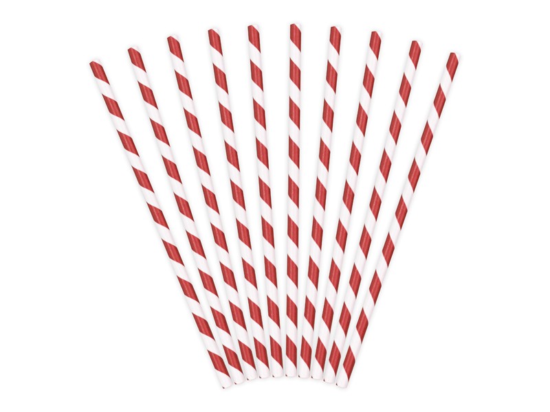 Cannucce a Righe Bianche e Rosse per Feste