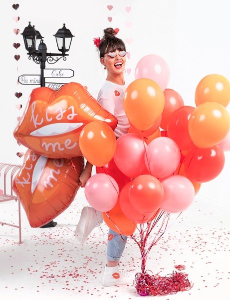 Фолиев Балон "Целувка", 86.5x65 см - Party Design