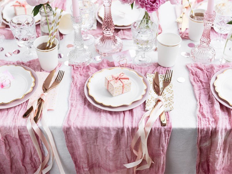 Малки Подаръчни Кутийки, Светлорозови (1 Пакет / 2 Бр.) - Party Design