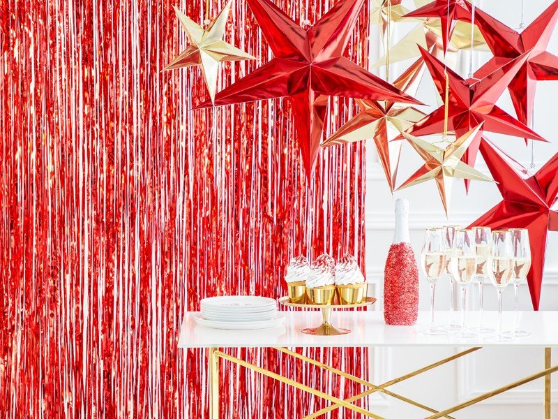 Парти Завеса С Ресни За Декорация, 90 X 250 см - Party Design