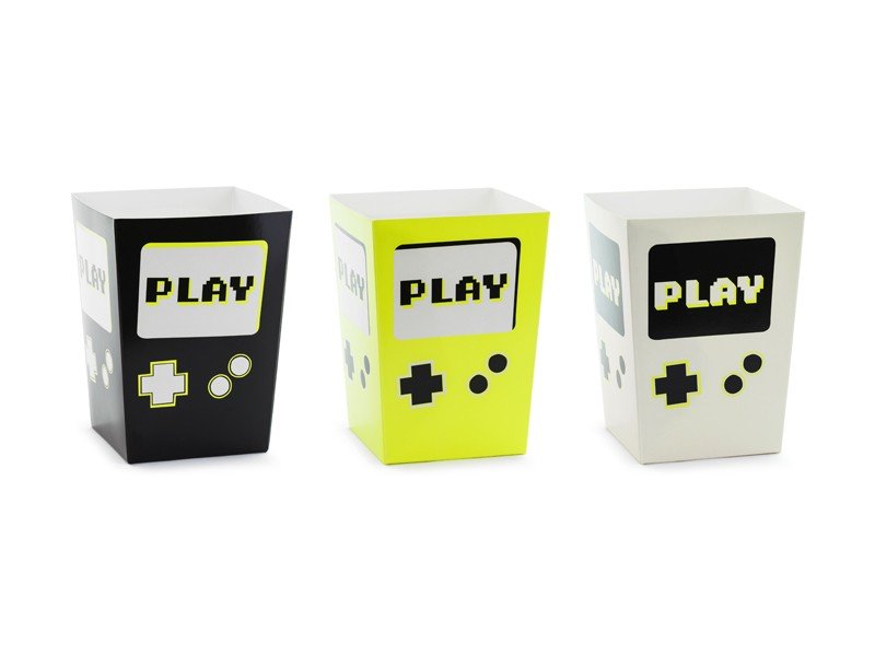 Кутии за Пуканки "Play", (1 Пакет / 6 Бр.) - Party Design