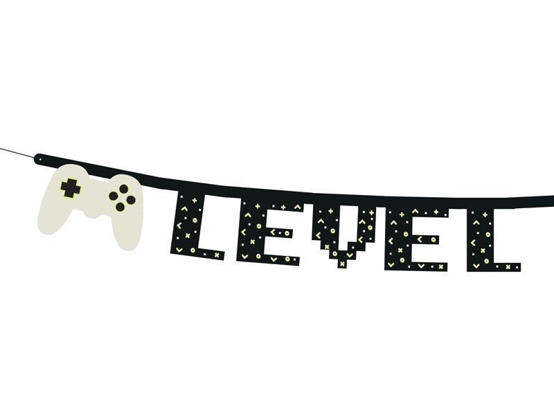 Банер "Level Up Birthday", 2.5 м - Party Design