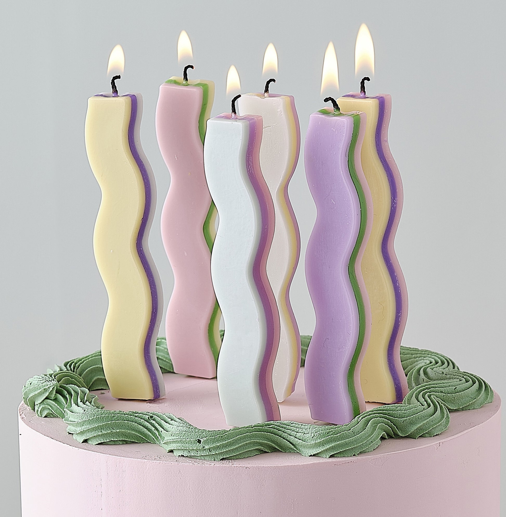 Забавни Свещи за Рожден Ден на Вълнички - Party Design