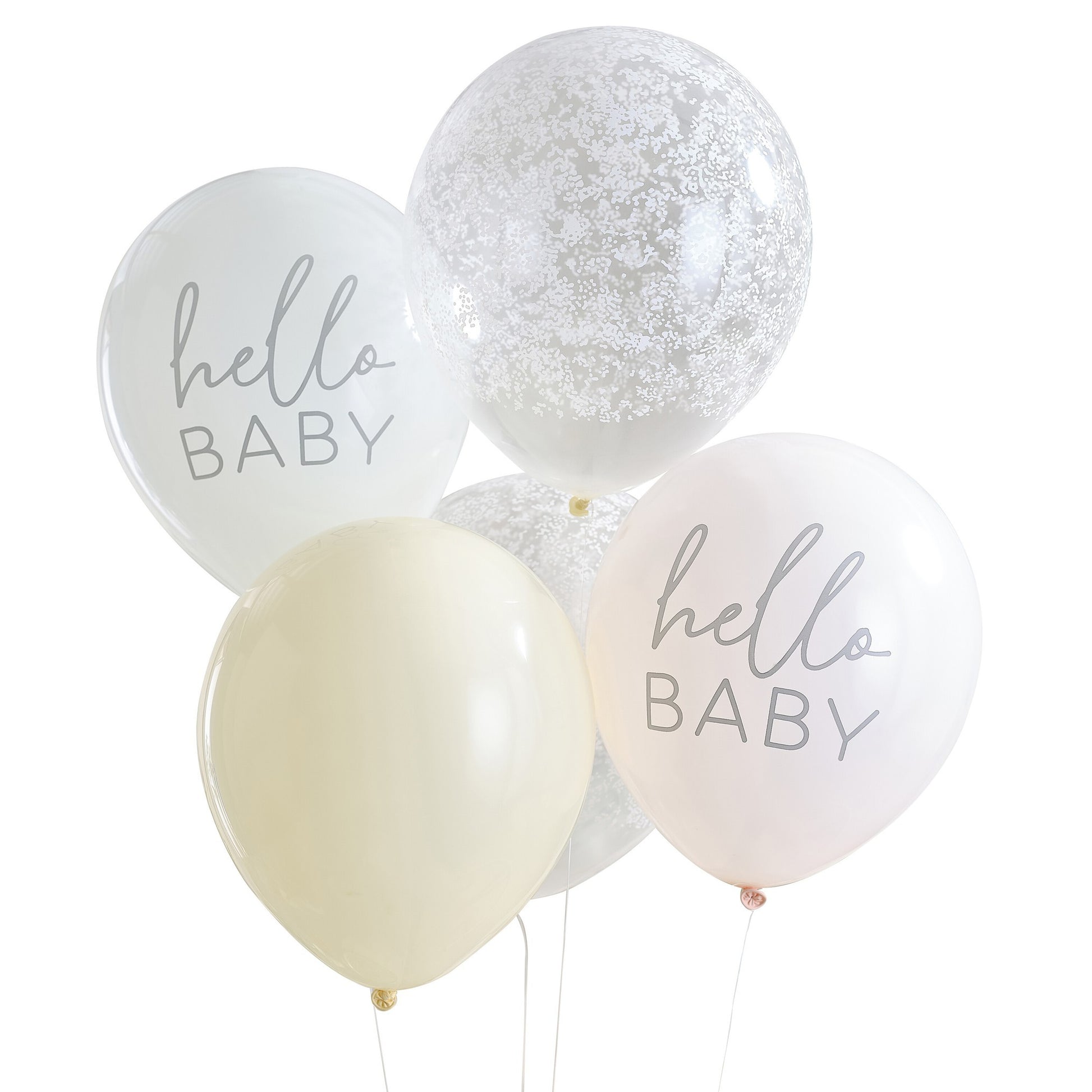 Комплект от Балони "Hello Baby" в Нежни Цветове