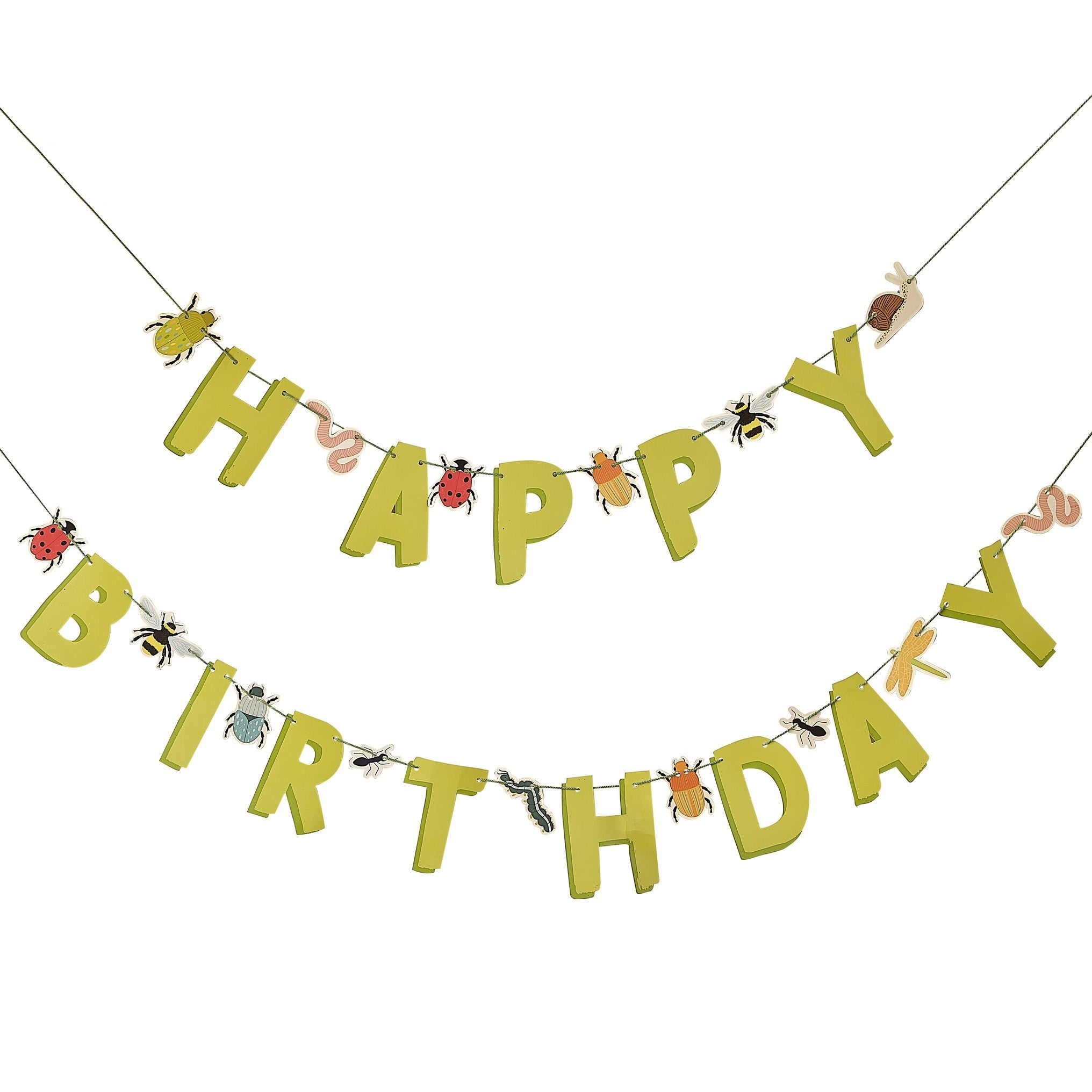 Забавет Банер "Happy Birthday" с Буболечки - Party Design