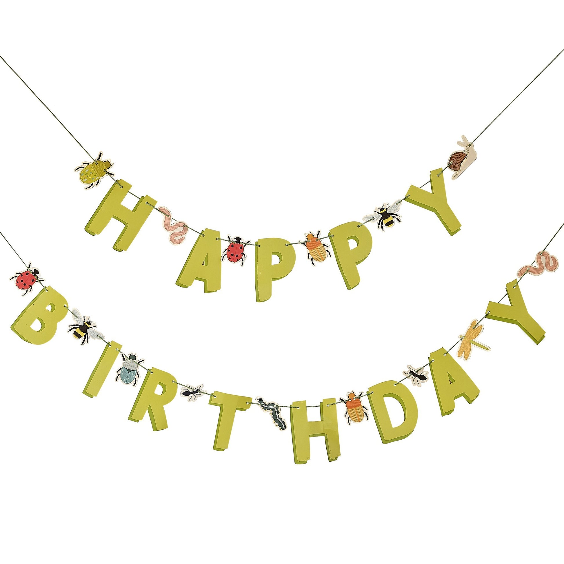 Забавет Банер "Happy Birthday" с Буболечки - Party Design