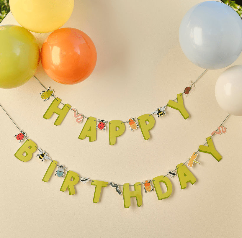 Забавет Банер "Happy Birthday" с Буболечки - Party Design