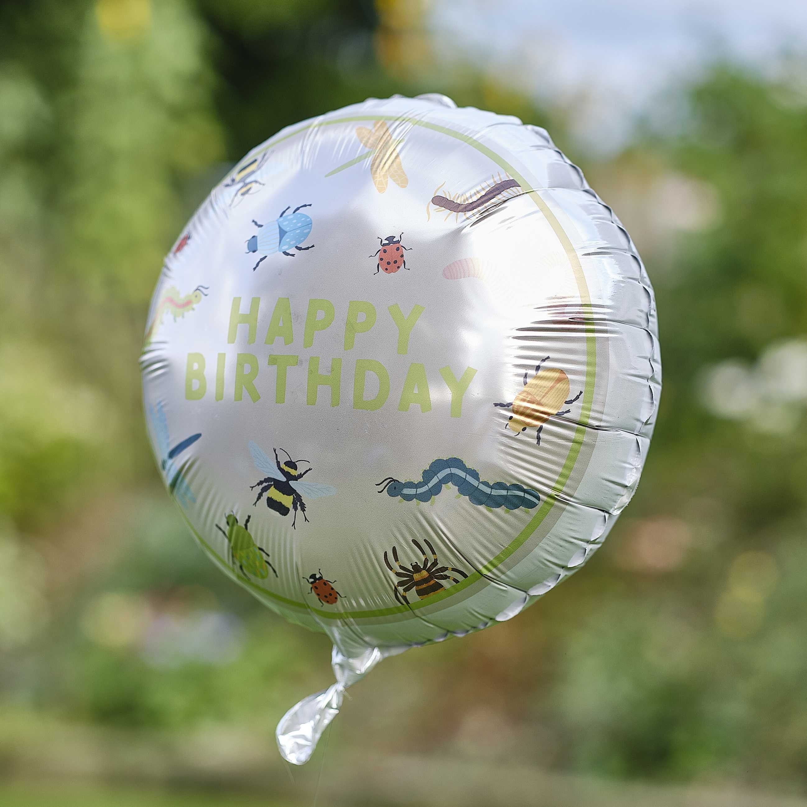 Фолиев Балон "Happy Birthday" с Буболечки - Party Design
