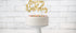 Топер За Торта - Happy Birthday, Златно - Party Design