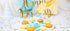 Топер За Торта - Happy Birthday, Златно - Party Design
