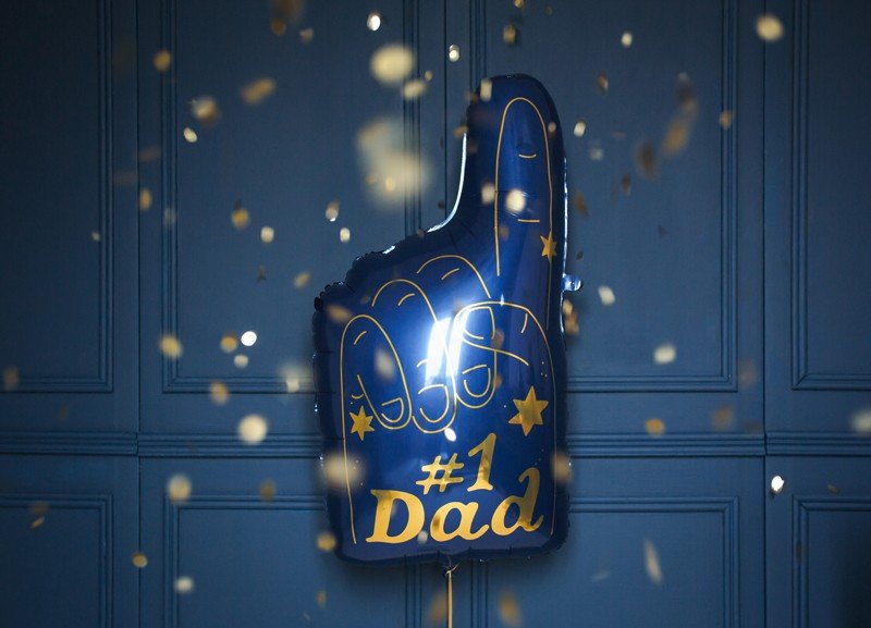Фолиев Балон - N1 Dad, 46 x 86.5 см - Party Design