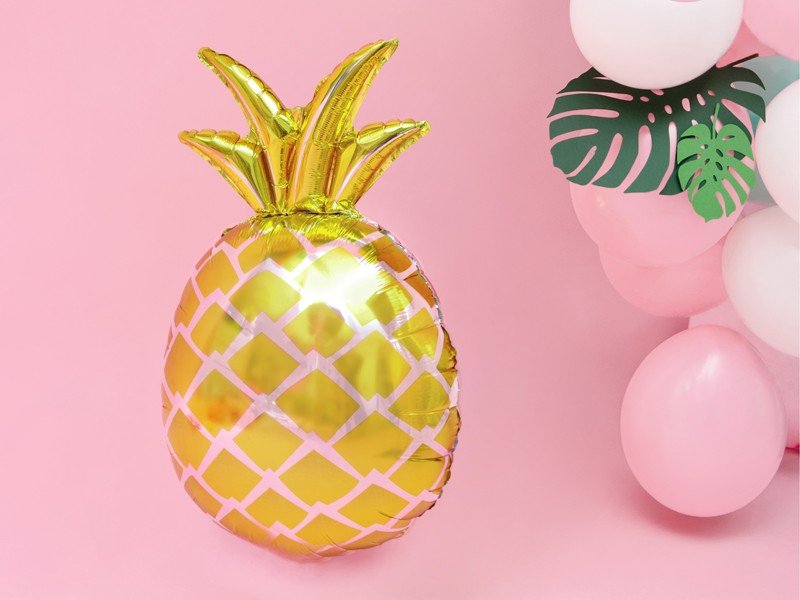 Фолиев Балон - Ананас, 38x63см - Party Design