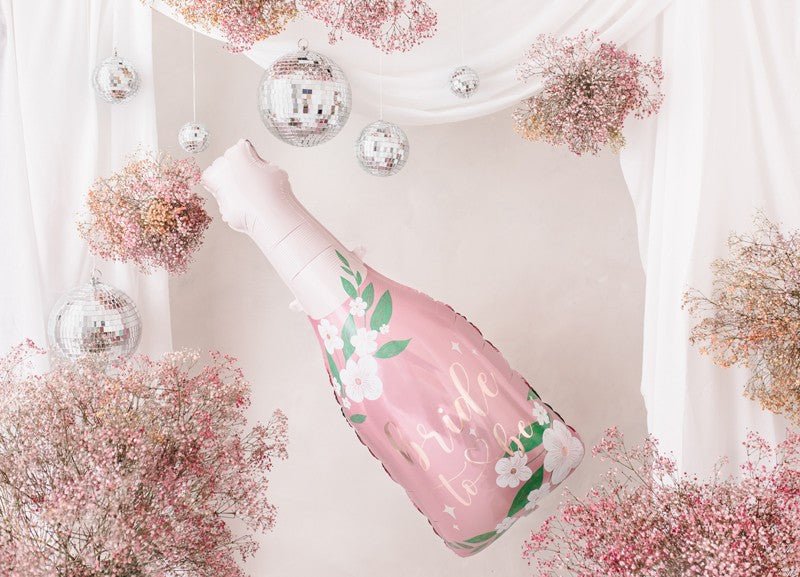 Фолиев Балон Бутилка с Надпис "Bride to Be" - Party Design
