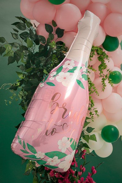 Фолиев Балон Бутилка с Надпис "Bride to Be" - Party Design