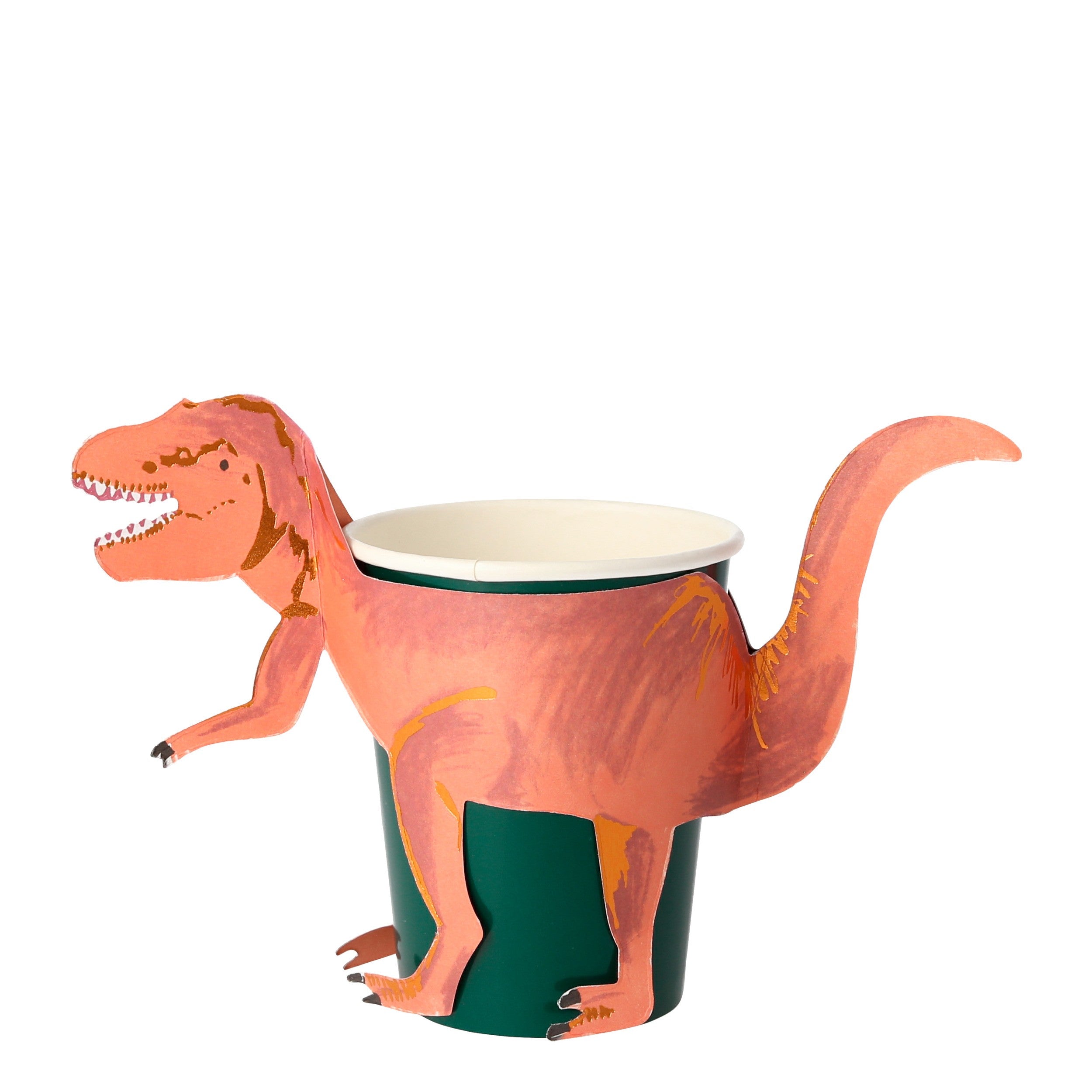 Парти Чаши - Динозавър T - Rex (1 Пакет / 8 Бр.) - Party Design