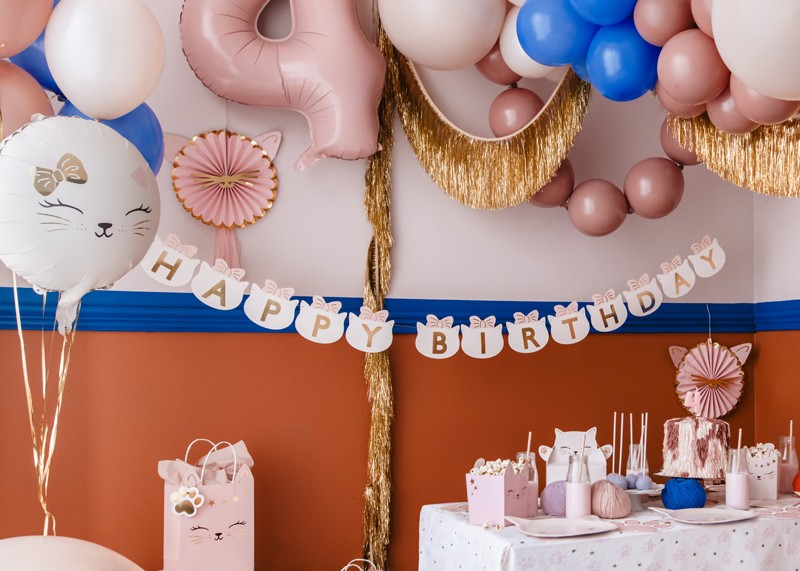 Банер "Happy Birthday" - Котета