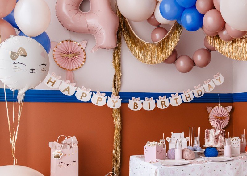 Банер "Happy Birthday" - Котета - Party Design